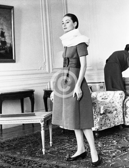 Audrey Hepburn On The Set Of The Nuns Story