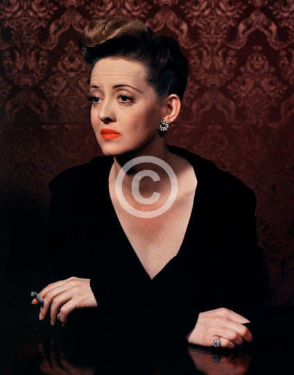 Bette Davis Classic Glamour In Color