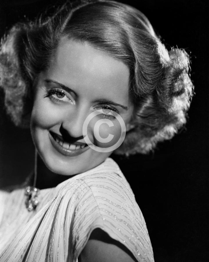 Bette Davis Grinning