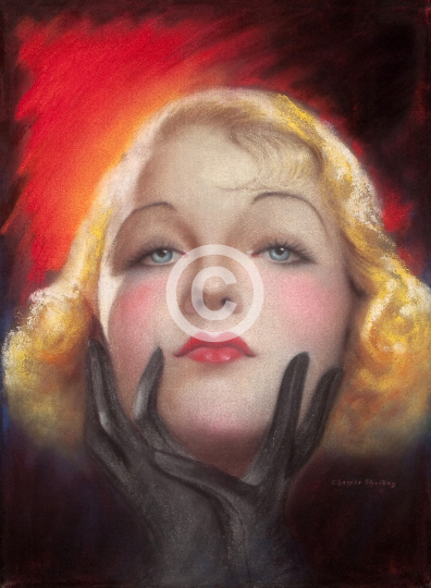 Constance Bennett Painting