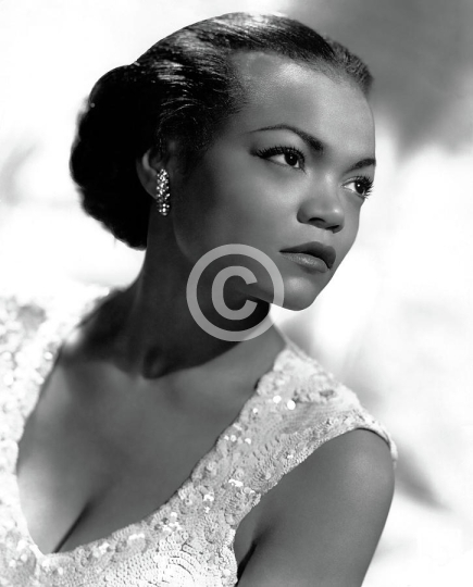Eartha Kitt Elegant Studio Portrait
