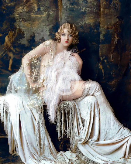 Gladys Glad Ziegfeld showgirl glamour photo c. 1920s