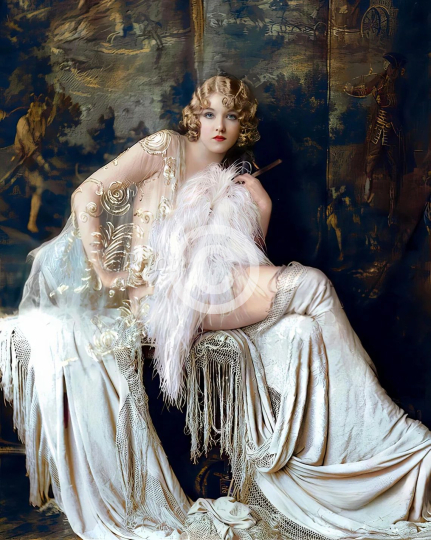 Gladys Glad Ziegfeld showgirl glamour photo c. 1920s