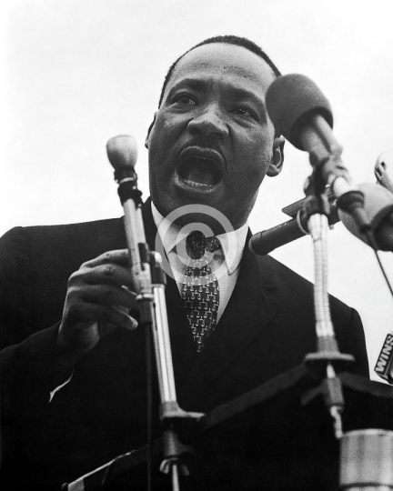 Martin Luther King Jr. Giving A Speech
