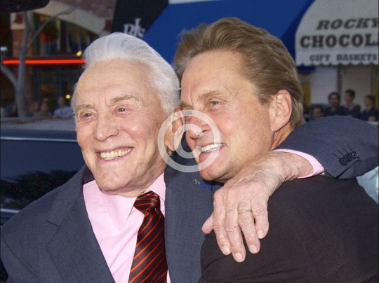 Michael Douglas and his father Kirk