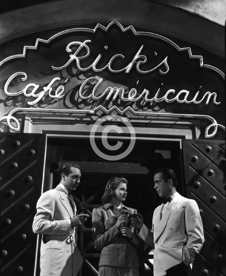 Paul Henreid, Ingrid Bergman and Humphrey bogart - (Casablanca) 1943