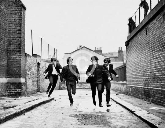 The Beatles Running In Hard Days Night