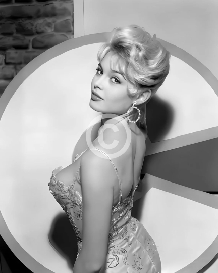 Brigitte Bardot 1950s glamour pin up girl