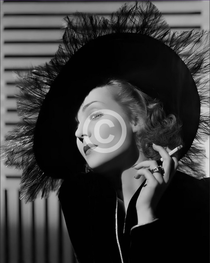 Carole Lombard fashion photo c.late 1930s