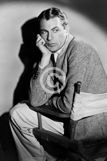 Gary Cooper c. 1933 studio portrait