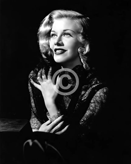 Ginger Rogers glamour photograph c 1937