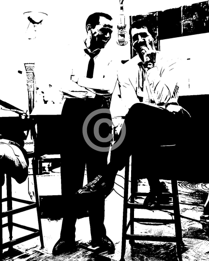 rank Sinatra, Dean Martin studio photo