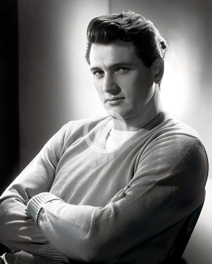 Rock Hudson studio portrait c. 1953