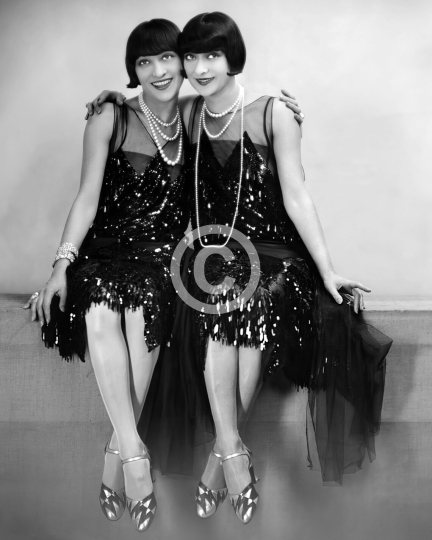 The Dolly Sisters - 1920s Era Ziegfeld Follies showgirls